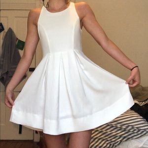 Elegant summer white dress